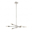 Savoy House Lyrique Polished Nickel 6-light Chandelier