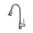 VIGO Graham Stainless Steel Pull-Down Spray Kitchen Faucet