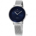 Stuhrling Original Women's Quartz Symphony Diamond Stainless Steel Mesh Bracelet Watch