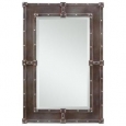 Aria Black and Rust Overtones Hanging Mirror