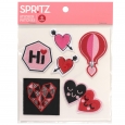 Valentine's Sticker Patches 6ct - Spritz