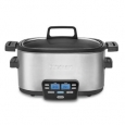 Cuisinart MSC-600 Cook Central 6-Quart Slow Cooker - Brushed Stainless Steel (Refurbished)