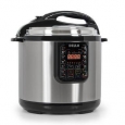 Della 12 Quart 1600-Watt Electric Pressure Cooker Multi-Functional Timer Slow Cook XL (Stainless Steel)