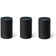 Amazon Echo (2nd Generation), Charcoal Fabric, 3 Pack