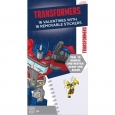 16ct Valentine's Day Transformers Removable Stickers, Multi-Colored