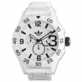 Adidas Men's Newburgh White Chronograph Rubber Strap Watch