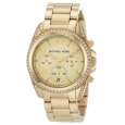 Michael Kors Women's MK5166 Blair Goldtone Stainless Steel Chronograph Watch - Gold