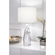 Watch Hill 25'' Winter Ceramic Linen Shade Table Lamp