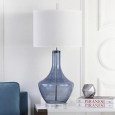 Safavieh Lighting 33-inch Mercury Light Blue Table Lamp